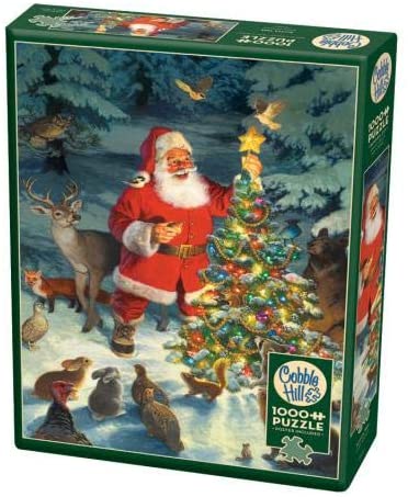 Cobble Hill Santa's Tree 1000 Piece Puzzle image 0